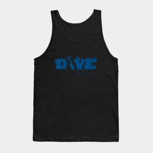 Just Dive Navy Tank Top